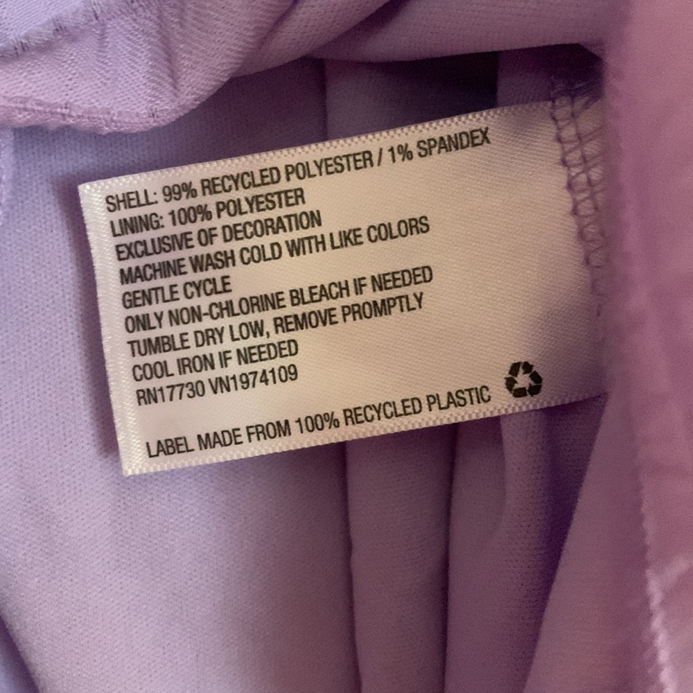 Wild Fable Lavender Texture Ruffle Fit & Flare Dress EUC XS - Picture 4 of 12